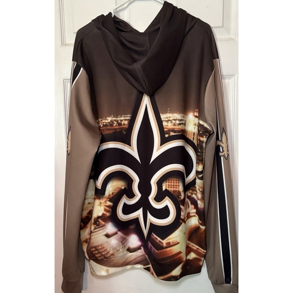 NEW ORLEANS SAINTS NFL CITY HOODIE NEW  XX LARGE 2xl - Picture 2 of 2
